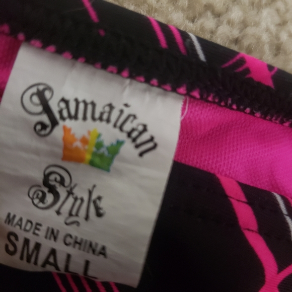 Pink striped small bikini - Picture 6 of 6